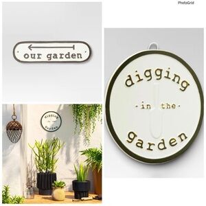 Threshold (2) Outdoor Patio Signs